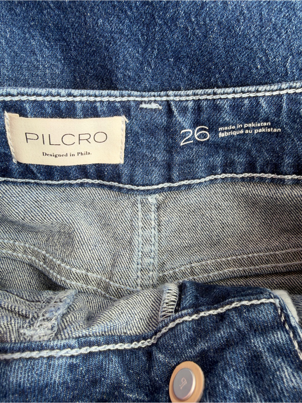 Pilcro High-Rise Wide-Leg Trouser Jeans 26 - Picture 9 of 14
